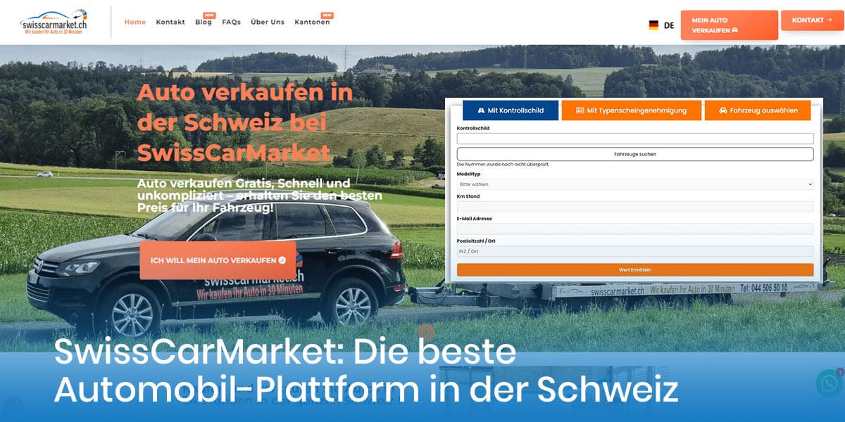 SwissCarMarket: Die beste Automobil-Plattform in der Schweiz