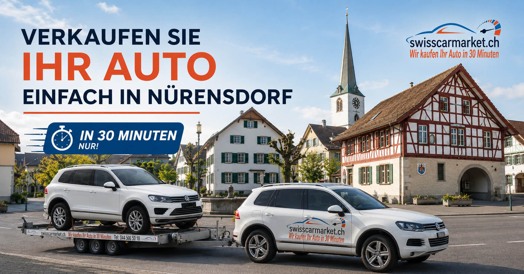 Auto verkaufen in Nürensdorf – in 3 einfachen Schritten!
